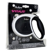 Black Retractable Dog Lead